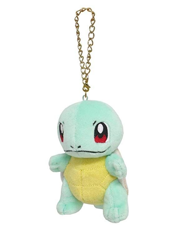 Accessories: Pokemon ALL STAR COLLECTION Plush Mascot Keychain Squirte Accessories: Pokemon ALL STAR COLLECTION Plush Mascot Keychain Squirte