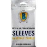 Beckett Shield Graded Sleeves 100 Count Clear