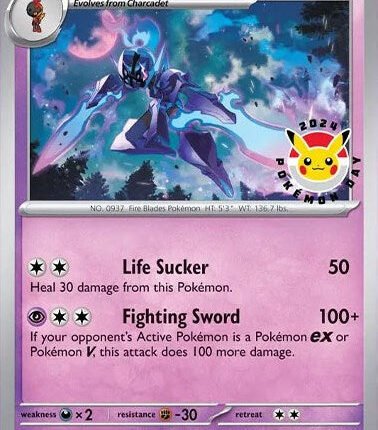 Ceruledge - 040/091 (Pokemon Day 2024) (Cosmos Holo) [MCAP - 040/091]