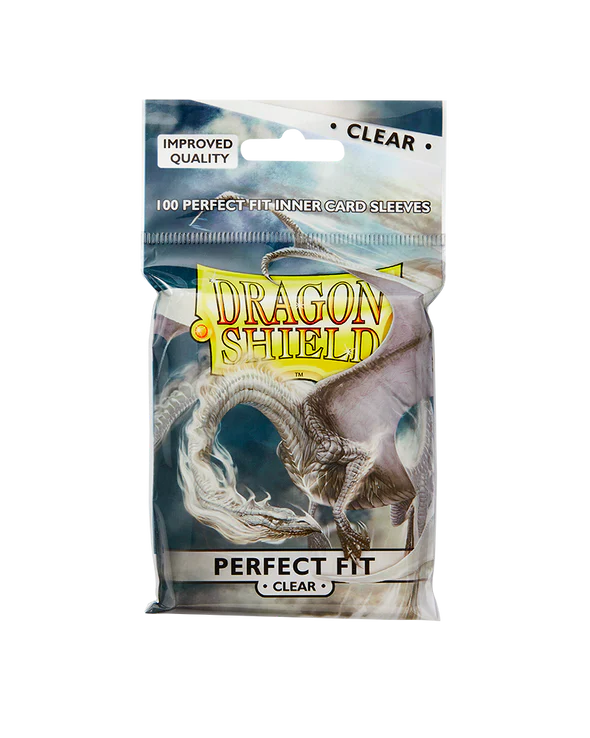 Dragon Shield 100ct Standard Size Perfect Fit Clear Dragon Shield 100ct Standard Size Perfect Fit Clear
