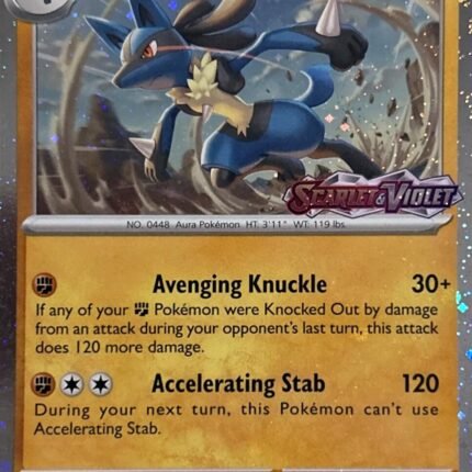 Lucario (Scarlet & Violet Stamp) [MCAP - 114/198]