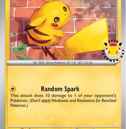 Pikachu (Pokemon Day 2026) [MCAP - 051/162]
