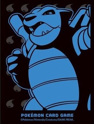 Pokemon Center Japan Exclusive Card Sleeves - 25th Anniversary Blastoise