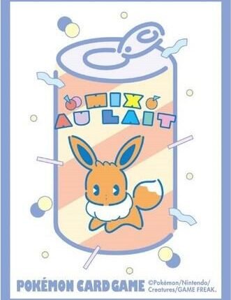 Pokemon Center Japan Exclusive Card Sleeves - Eevee Mix Au Lait