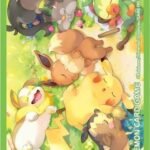 Pokemon Center Japan Exclusive Card Sleeves - Pikachu & Eevee "Thank you everyone"
