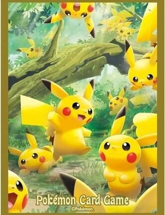 Pokemon Center Japan Exclusive Card Sleeves - Pikachu Forest version 2