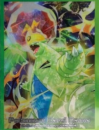Pokemon Center Japan Exclusive Card Sleeves - Terastal Tyranitar