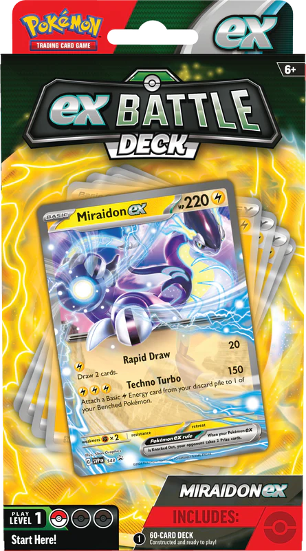 Pokemon - ex Battle Decks - Miraidon ex Pokemon - ex Battle Decks - Miraidon ex