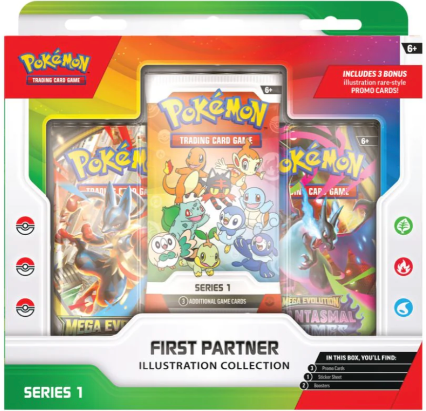 Pokemon TCG - First Partners Illustration Collection Series 1 Pokemon TCG - First Partners Illustration Collection Series 1
