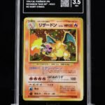Pokemon TCG Graded Card: 1996 NO Rarity Charizard Japanese #006 TAG X+ 3.5 [355]