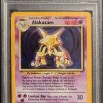 Pokemon TCG Graded Card: 1999 Alakazam #001 English PSA 8