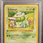Pokemon TCG Graded Card: 1999 Bulbasaur 1st Edition #44 English PSA 9
