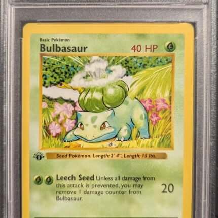 Pokemon TCG Graded Card: 1999 Bulbasaur 1st Edition #44 English PSA 9