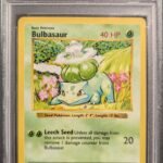 Pokemon TCG Graded Card: 1999 Bulbasaur Shadowless #44 English PSA 8