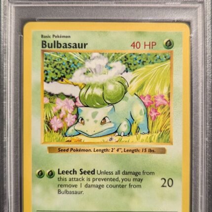 Pokemon TCG Graded Card: 1999 Bulbasaur Shadowless #44 English PSA 8