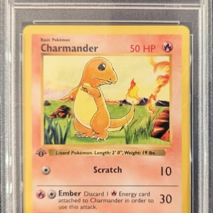 Pokemon TCG Graded Card: 1999 Charmander 1st Edition #46 English PSA 8