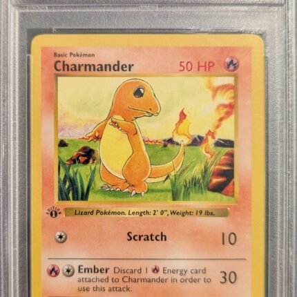 Pokemon TCG Graded Card: 1999 Charmander 1st Edition #46 English PSA 9