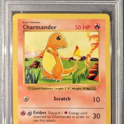 Pokemon TCG Graded Card: 1999 Charmander Shadowless #24 English PSA 9 [3]