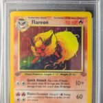 Pokemon TCG Graded Card: 1999 Flareon (1st Edition) #003 PSA 8