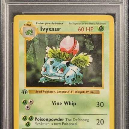 Pokemon TCG Graded Card: 1999 Ivysaur 1st Edition English #030 PSA 8