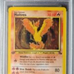 Pokemon TCG Graded Card: 1999 Moltres (1st Edition) #012 PSA 8
