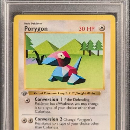 Pokemon TCG Graded Card: 1999 Porygon 1st Edition #039 English PSA 8