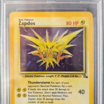 Pokemon TCG Graded Card: 1999 Zapdos #015 PSA 9