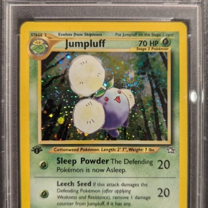 Pokemon TCG Graded Card: 2000 Jumpluff English #007 PSA 9