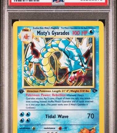 Pokemon TCG Graded Card: 2000 Misty's Gyrados (1st Edition) #013 English PSA 8