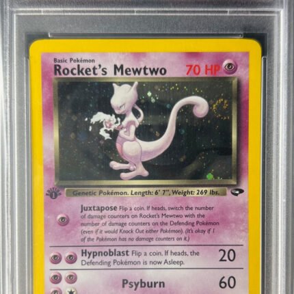 Pokemon TCG Graded Card: 2000 Rocket's Mewtwo (1st Edition) English #014 PSA 8