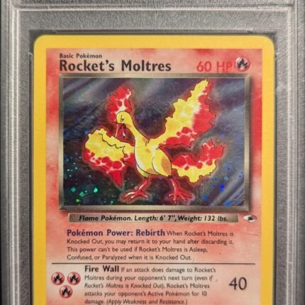 Pokemon TCG Graded Card: 2000 Rocket's Moltres #012 English PSA 7