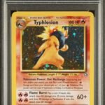 Pokemon TCG Graded Card: 2000 Typhlosion English #17 PSA 8