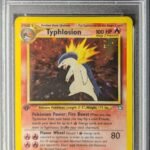 Pokemon TCG Graded Card: 2000 Typhlosion English #18 PSA 7
