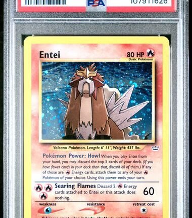 Pokemon TCG Graded Card: 2001 Entei #006 English PSA 8