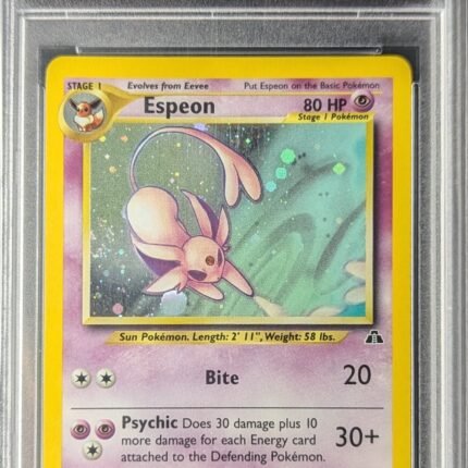 Pokemon TCG Graded Card: 2001 Espeon #001 English PSA 8