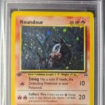 Pokemon TCG Graded Card: 2001 Houndour 1st Edition #005 English PSA 8