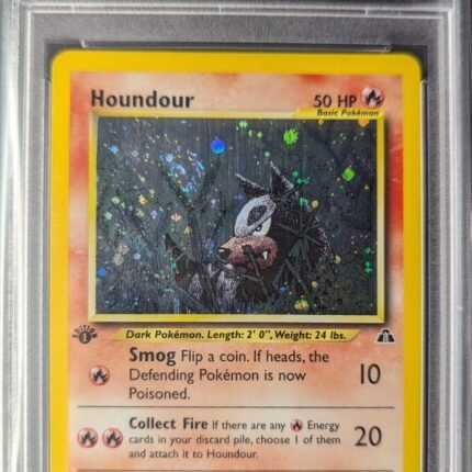 Pokemon TCG Graded Card: 2001 Houndour 1st Edition #005 English PSA 8