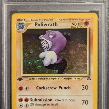 Pokemon TCG Graded Card: 2001 Poliwrath 1st Edition #009 English PSA 9