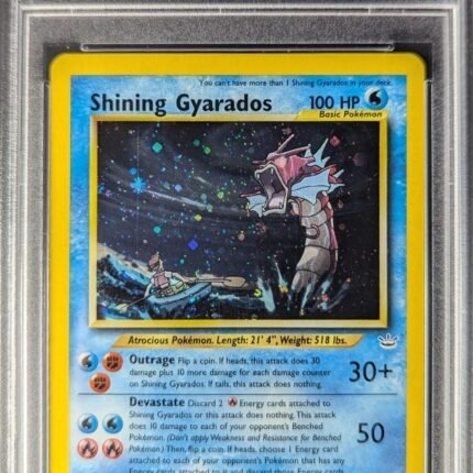 Pokemon TCG Graded Card: 2001 Shining Gyarados English #065 PSA 6