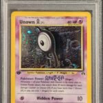 Pokemon TCG Graded Card: 2001 Unown A 1st Edition #014 English PSA 9