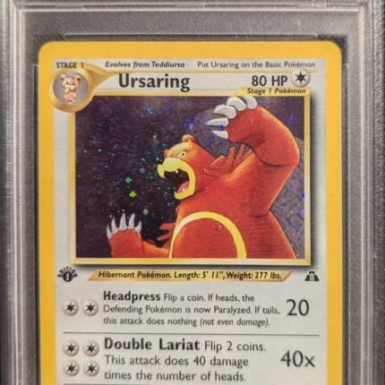 Pokemon TCG Graded Card: 2001 Ursaring 1st Edition #015 English PSA 9