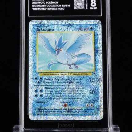 Pokemon TCG Graded Card: 2002 Articuno (Legendary Collection) English #002 TAG[X] 8