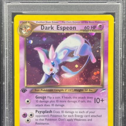 Pokemon TCG Graded Card: 2002 Dark Espeon #004/105 PSA 9