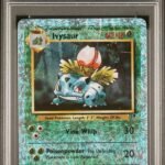 Pokemon TCG Graded Card: 2002 Ivysaur Reverse Firework Holo #047 PSA 1