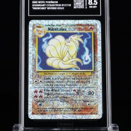 Pokemon TCG Graded Card: 2002 Ninetales (Legendary Collection) English #017 TAG[X] 8.5