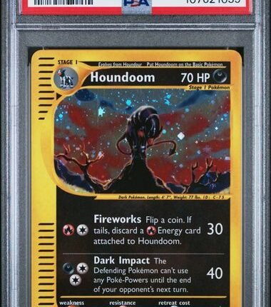 Pokemon TCG Graded Card: 2003 Houndoom #H11 English PSA 8