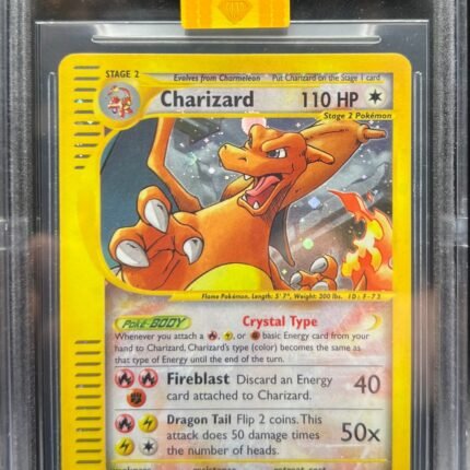 Pokemon TCG Graded Card: 2003 Skyridge Crystal Charizard English Beckett 9.5 MBA GOLD DIAMOND