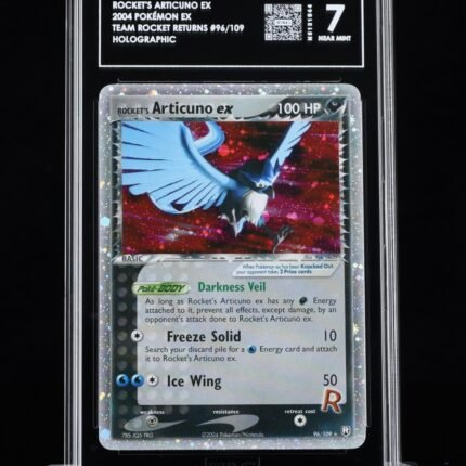 Pokemon TCG Graded Card: 2004 Rocket's Articuno ex English #096 TAG[X] 7