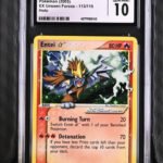 Pokemon TCG Graded Card: 2005 Gold Star Entei #113 CGC 10
