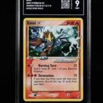 Pokemon TCG Graded Card: 2005 Gold Star Entei #113 TAG 9 [928]